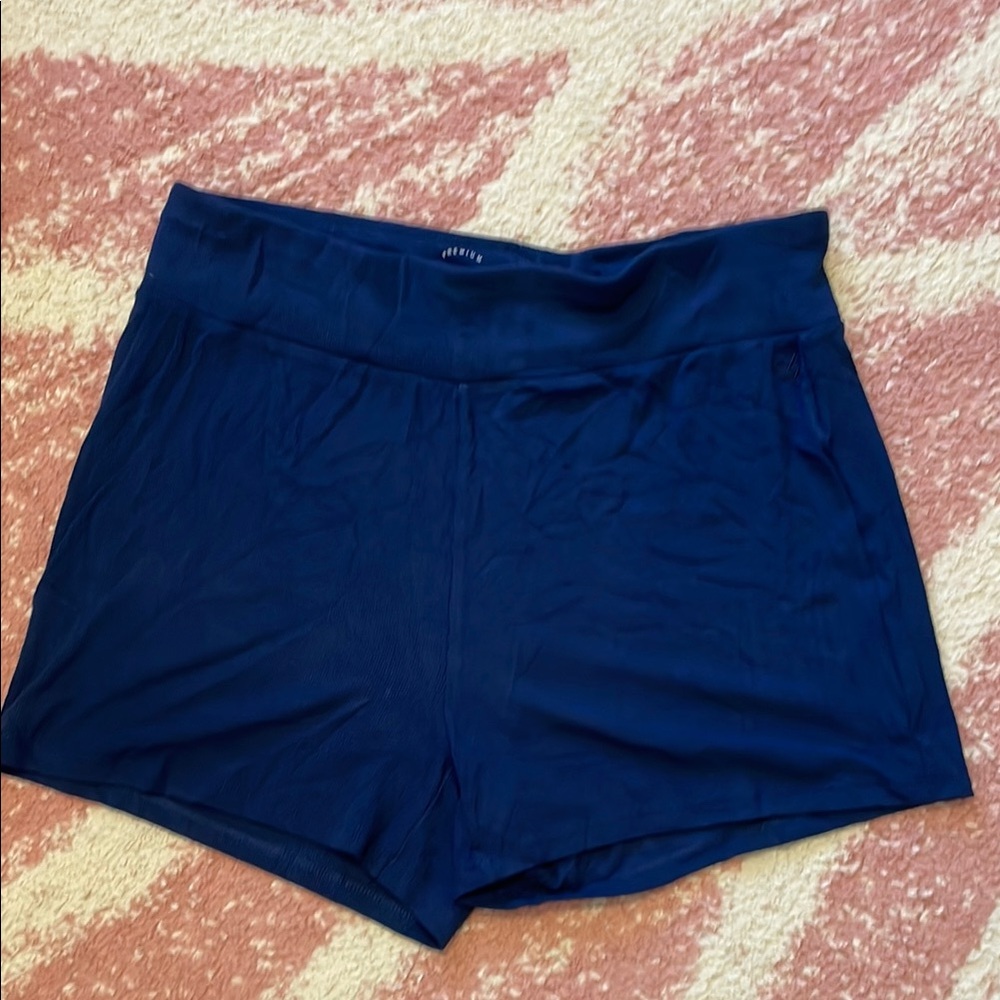 NWOT Cozy Earth Navy Blue Shorts